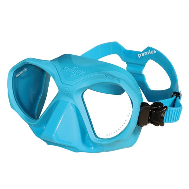tienda pesca submarina,máscaras pesca submarina,Beuchat máscara Shark Azul Electrico