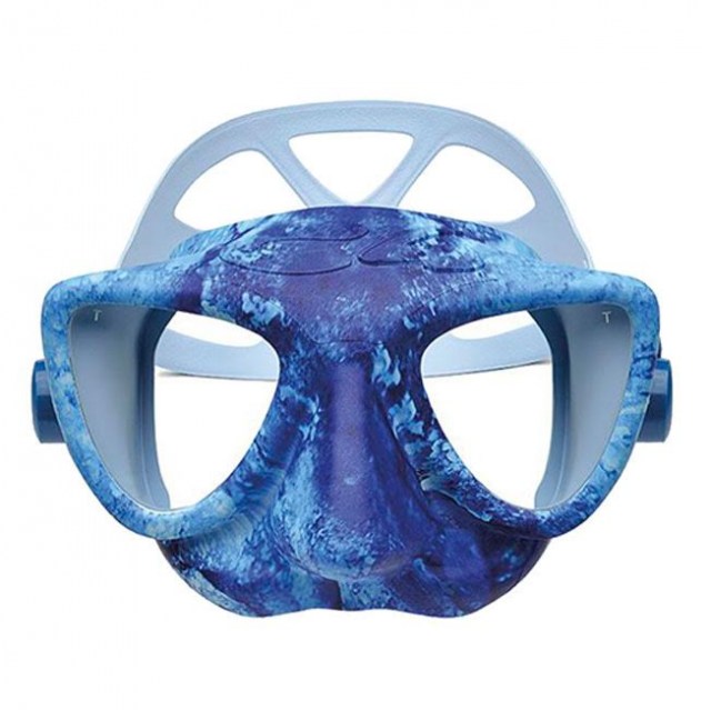 tienda pesca submarina,máscaras pesca submarina,C4 máscara Plasma Camo Blu,novedades pesca submarina