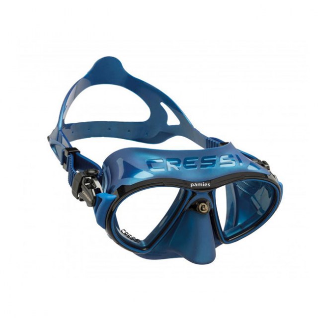 sportspamies.com,novedades de gafas de natación 2023,asesoramiento personalizado,cressi,online,Cressi máscara Zeus Dark Azul Metalizado