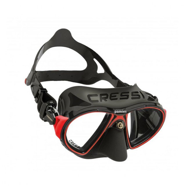sportspamies.com,novedades de gafas de natación 2023,asesoramiento personalizado,cressi,online,Cressi máscara Zeus Dark Rojo
