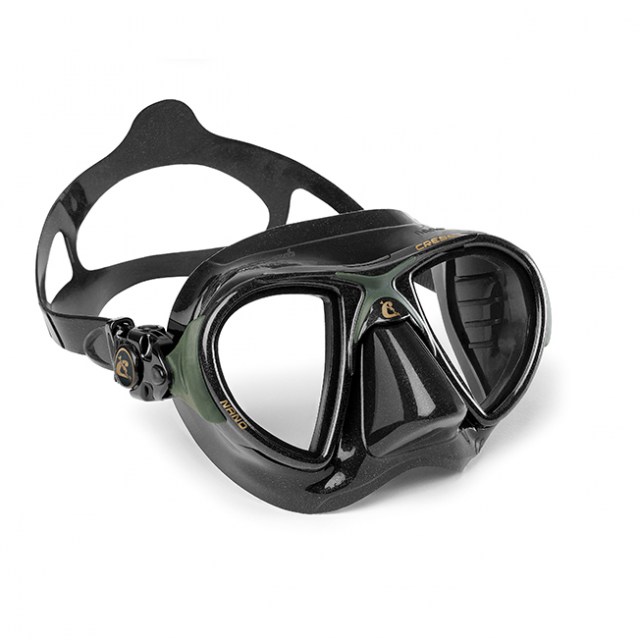 tienda pesca submarina,máscaras pesca submarina,oferta artículos pesca,Cressi Nano Azul Metalizado