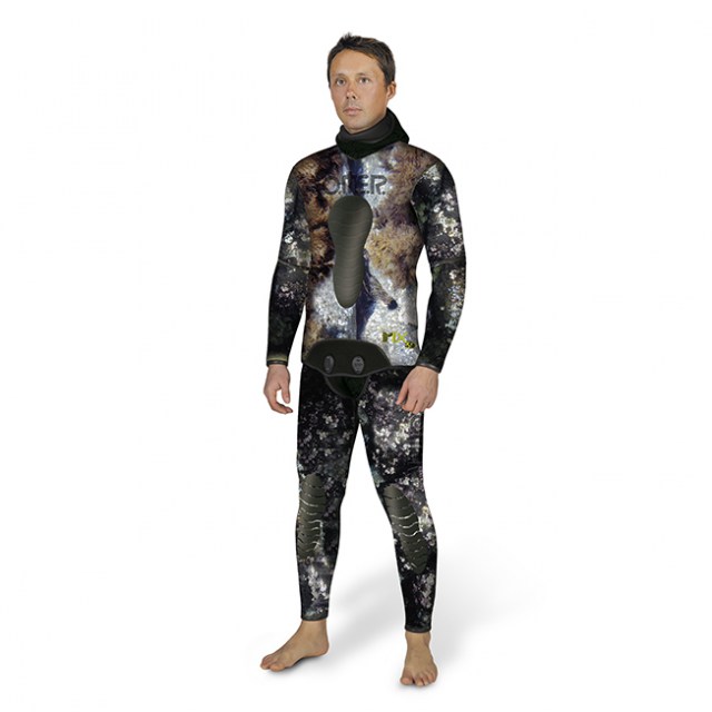 tienda pesca submarina,trajes pesca submarina,traje Omer Mix 3D,trajes camuflaje pesca
